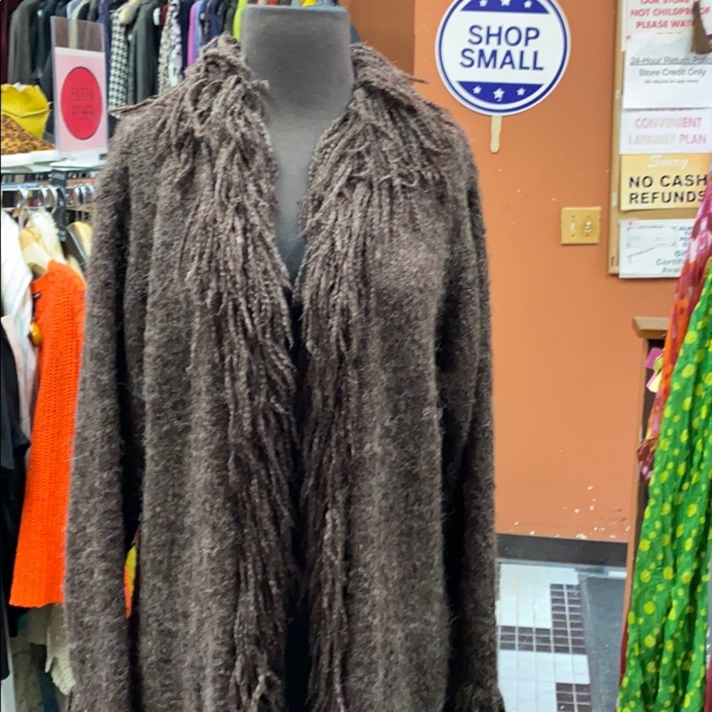 Brown Long. Sweater